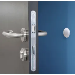 Butée de porte autocollante INTRO / Blanc mat
