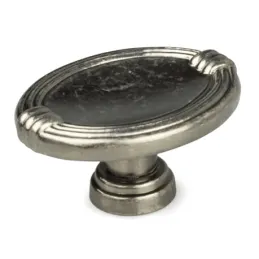 Bouton de meuble GOYA / Argent vieilli