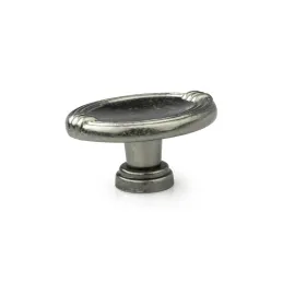 Bouton de meuble GOYA / Argent vieilli