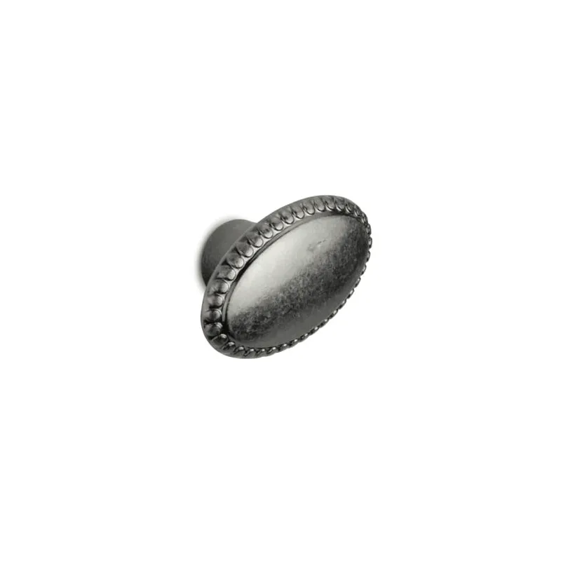 Poignée bouton BANKOK / Vieil argent