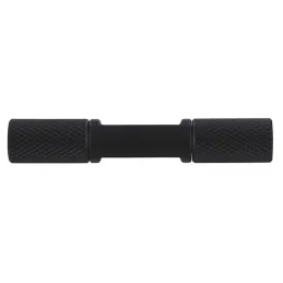 Poignée bouton INDUST DUO / Noir mat
