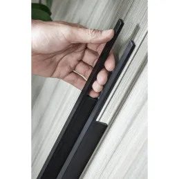 Poignée de dressing MERCUR 1100 mm / Noir brossé