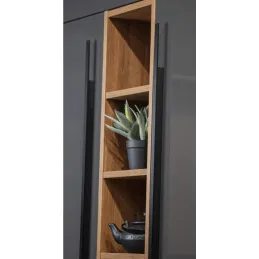 Poignée de dressing MERCUR 1100 mm / Noir brossé