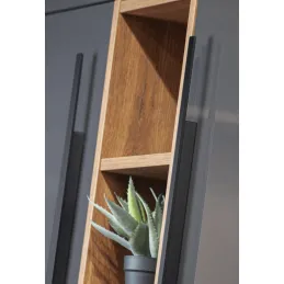 Poignée de dressing MERCUR 1100 mm / Noir brossé