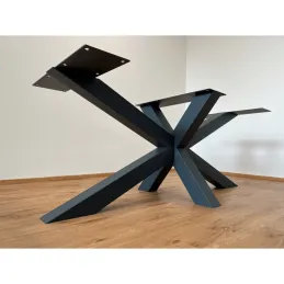 Structure de table SICILIA / Noir mat