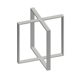 Structure de table EMPORIO / Noir mat
