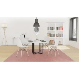 Structure de table EMPORIO / Noir mat