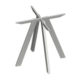Structure de table DOMINICA / Noir mat