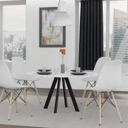 Structure de table DOMINICA / Noir mat