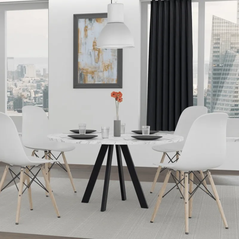 Structure de table DOMINICA / Noir mat