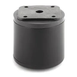Pied de meuble rond 60 / Noir mat