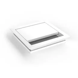Passe-câbles GRACIA 100 x 100 mm / Blanc mat