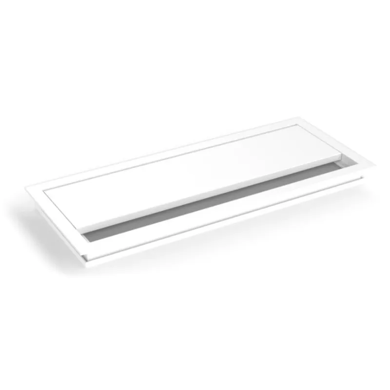 Passe-câbles GRACIA 240 x 100 mm / Blanc mat