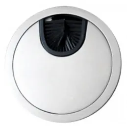 Passe-câbles LINDA 80 / Chrome mat satiné