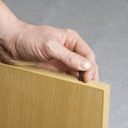 Goujon de raccordement pour assemblages invisibles avec tourillon KNAPP 8 mm / Noir – 10 pièces