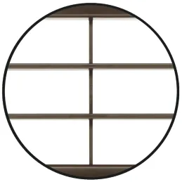 Grille d’aération en plastique 458 x 65 mm / Marron