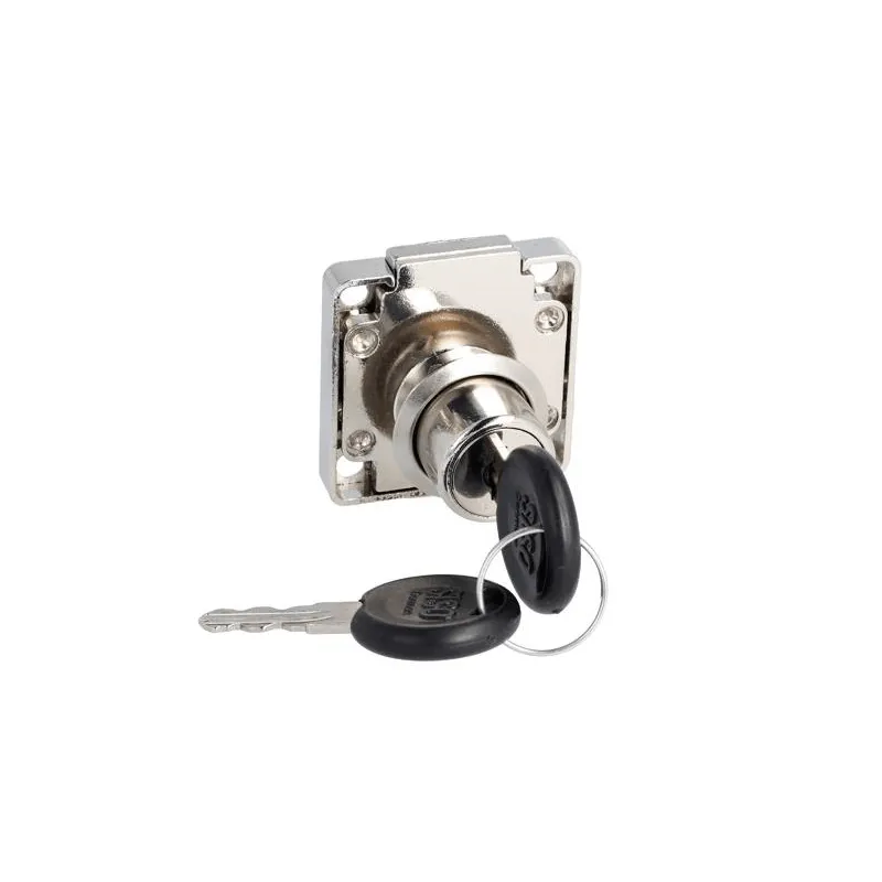 Serrure de tiroir à clé unique / Nickel