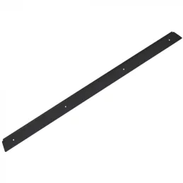 Profilé de finition à bord droit pour plan de travail de 38 mm / Noir mat