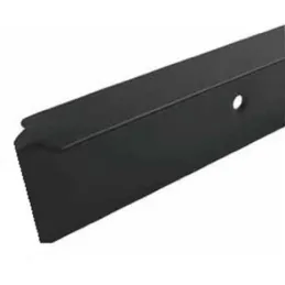 Profilé de jonction d’angle à bord droit pour panneau de 38 mm / Noir mat