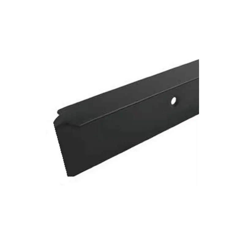 Profilé de jonction d’angle à bord droit pour panneau de 38 mm / Noir mat