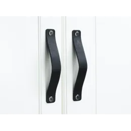 Poignée en cuir DOLCE / Noire