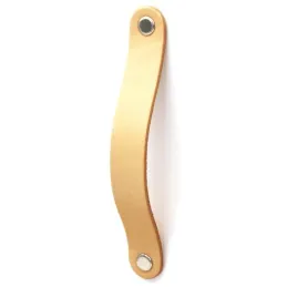 Poignée en cuir DOLCE OVAL / Cuir naturel