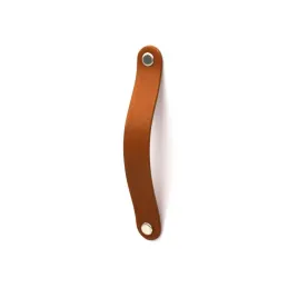 Poignée en cuir DOLCE OVAL / Marron