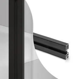 Montant pour système modulaire de dressing ZERO / Noir mat