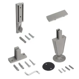 Ensemble de supports pour montant pour système modulaire de dressing ZERO / Beige