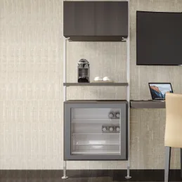 Ensemble de poignées pour armoire du système modulaire de dressing ZERO / Beige