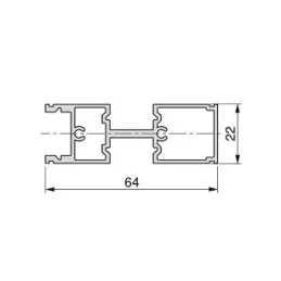Système modulaire de rangement ZERO 2115 mm – 3 montants / Beige