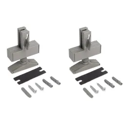 Kit de fixations au plafond pour système modulaire de dressing ZERO / Beige