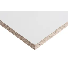 Panneau d’aggloméré blanc premium W1000/ST9 / mat glosy