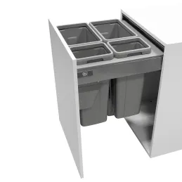 Poubelle coulissante STRONGBIN 600 – 72 L / Grise