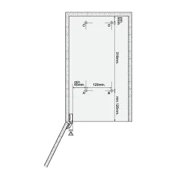 Poubelle coulissante LINEA 300 mm – 2 x 14 L / Grise