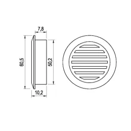Ventilateur 50 mm / Noir