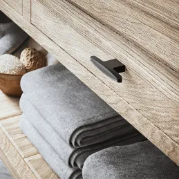 Bouton de meuble SANTO / Noir mat