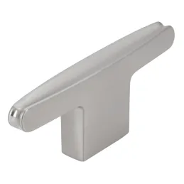Poignée bouton SANTO / Nickel brossé