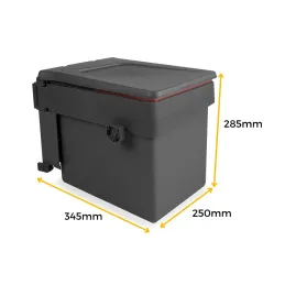 Poubelle de porte SEPARO 15 L / Anthracite