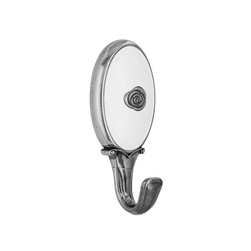 Porte-manteau ANTICO Mini / Argent vieilli