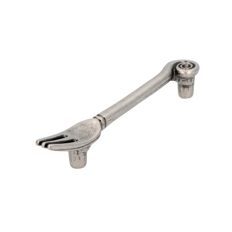 Poignée FORK / Argent vieilli