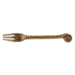 Poignée FORK / Vieil or