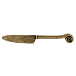 Poignée KNIFE / Vieil or