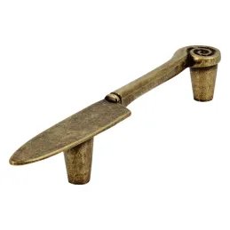 Poignée KNIFE / Vieil or
