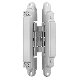 Charnière invisible pour portes affleurantes / Nickel satiné