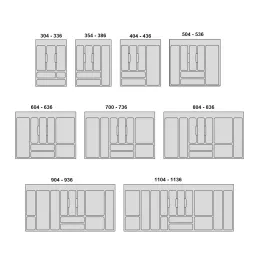 Range-couverts OPTIMA / Gris