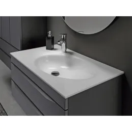 Poignée MODERNO / Acier inoxydable graphite
