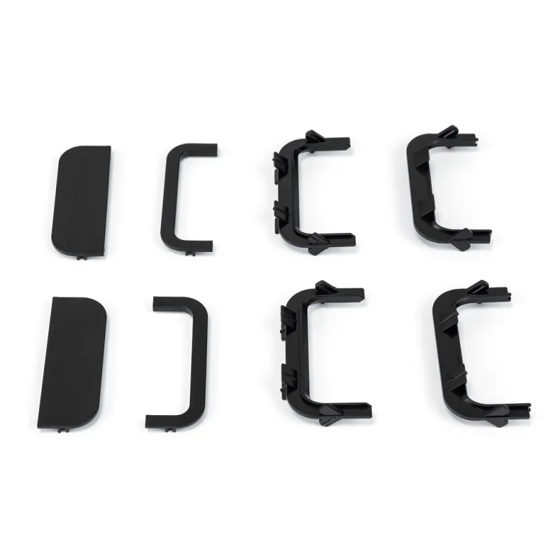 Set d’embouts en PVC pour profils GOLA – C / Noir mat