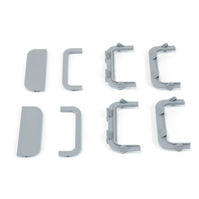 Jeu d’embouts en PVC pour profils GOLA - C / Aluminium
