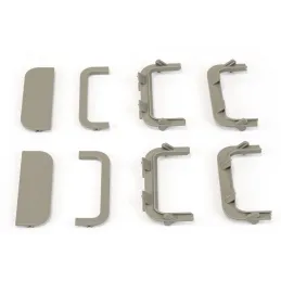 Jeu d’embouts en PVC pour profils GOLA - C / Inox